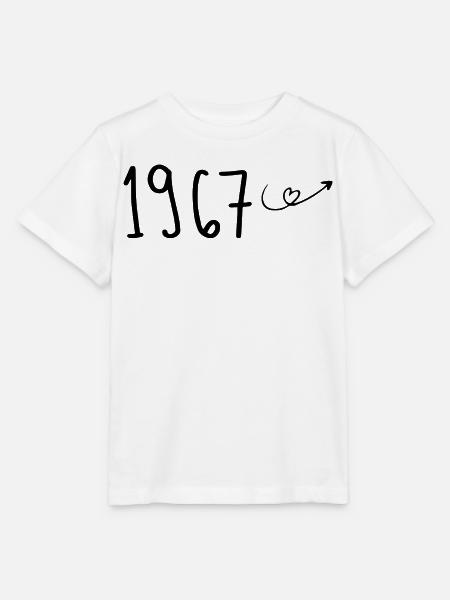 1967 Jubiläum 1967 Rückblick 1967 - Stanley/Stella Kinder T-Shirt MINI CREATOR  - Weiß