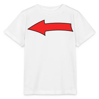 Arrow bow - Stanley/Stella MINI CREATOR Kids’ T-Shirt - white - Front - Maike (125cm)
