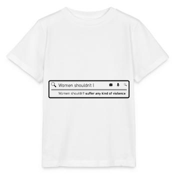Women Shouldn't Suffer Any Kind Gay Lesbian Femini - Stanley/Stella Kinder T-Shirt MINI CREATOR  - Weiß - Vorne - Maike (125cm)