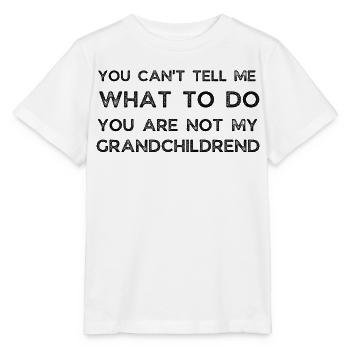 funny grandad. - Stanley/Stella MINI CREATOR Kids’ T-Shirt - white - Front - Maike (125cm)