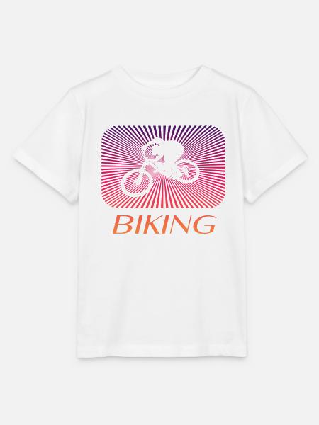 Biking - Stanley/Stella Kinder T-Shirt MINI CREATOR - Weiß