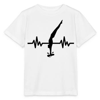 Herzschlag Turmspringer - Wassersport Athlet - Stanley/Stella Kinder T-Shirt MINI CREATOR  - Weiß - Vorne - Maike (125cm)