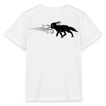 Der schwarze Fuchs und der Wind - Stanley/Stella Kinder T-Shirt MINI CREATOR  - Weiß - Vorne - Maike (125cm)