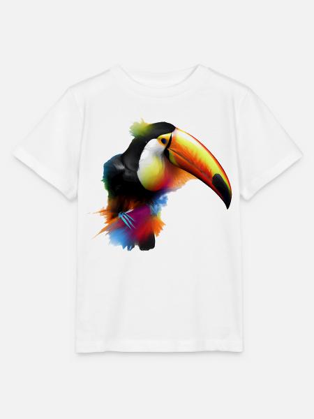 Toucan - Stanley/Stella Kinder T-Shirt MINI CREATOR - Weiß