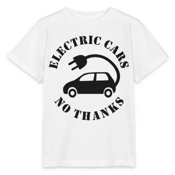 Voitures électriques Non merci - T-shirt bio MINI CREATOR Stanley/Stella Enfant - blanc - Devant - Maike (125cm)