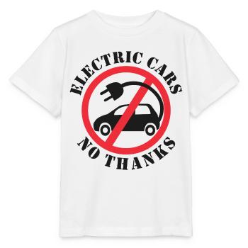 Voitures électriques Non merci - T-shirt bio MINI CREATOR Stanley/Stella Enfant - blanc - Devant - Maike (125cm)