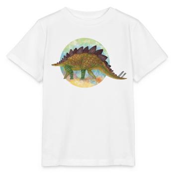 Dinosaures couverts - T-shirt bio MINI CREATOR Stanley/Stella Enfant - blanc - Devant - Maike (125cm)