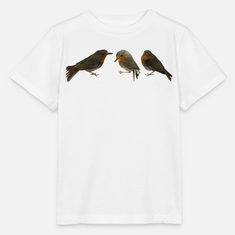 Trois Merles - T-shirt bio MINI CREATOR Stanley/Stella Enfant - blanc