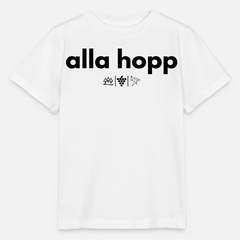 alla hopp - Stanley/Stella Kinder T-Shirt MINI CREATOR  - Weiß