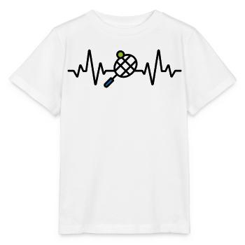 I love Tennis - Stanley/Stella Kinder T-Shirt MINI CREATOR  - Weiß - Vorne - Maike (125cm)