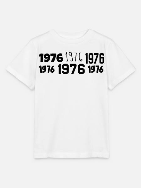 1976 – Großartig seit 1976 - Stanley/Stella Kinder T-Shirt MINI CREATOR - Weiß