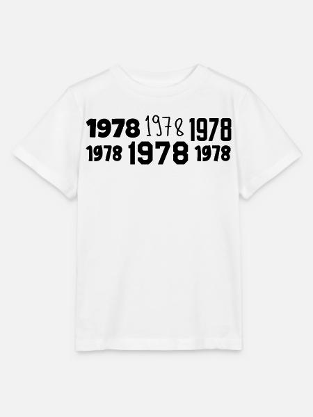 1978 – Großartig seit 1978 - Stanley/Stella Kinder T-Shirt MINI CREATOR  - Weiß