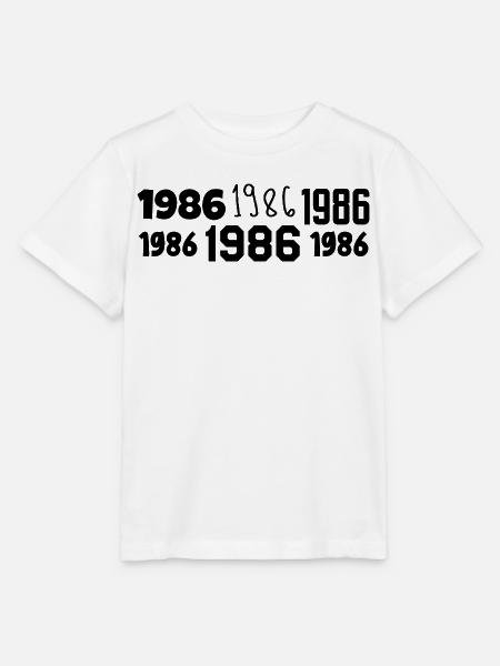 1986 – Großartig seit 1986 - Stanley/Stella Kinder T-Shirt MINI CREATOR - Weiß