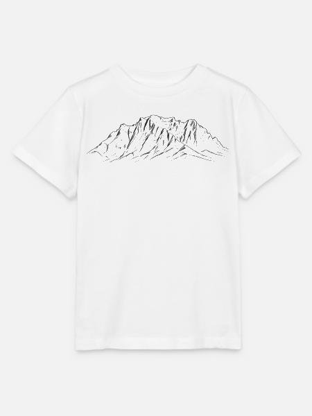 Zugspitze - höchster Berg Deutschland - Stanley/Stella Kinder T-Shirt MINI CREATOR - Weiß