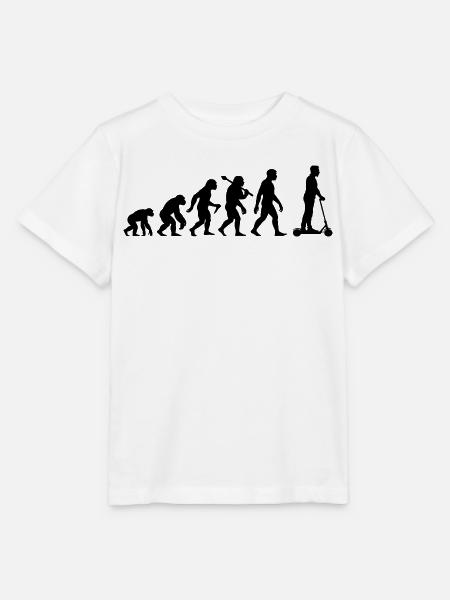 Roller Evolution Elektroroller Rollerfahrer - Stanley/Stella Kinder T-Shirt MINI CREATOR  - Weiß