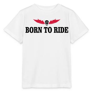 biker - Stanley/Stella MINI CREATOR Kids’ T-Shirt - white - Front - Maike (125cm)