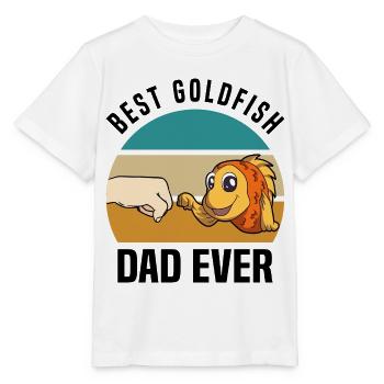 Poisson rouge - T-shirt bio MINI CREATOR Stanley/Stella Enfant - blanc - Devant - Maike (125cm)
