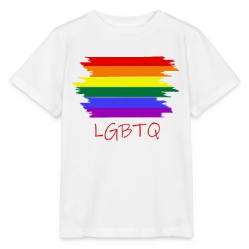 Lgbtq, Pride month, Regenbogen - Stanley/Stella Kinder T-Shirt MINI CREATOR  - Weiß - Vorne - Maike (125cm)