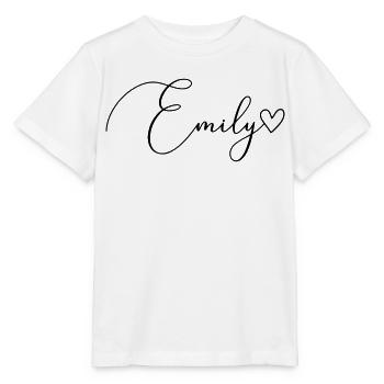 Emily Name First Name Girl - Stanley/Stella MINI CREATOR Kids’ T-Shirt - white - Front - Maike (125cm)