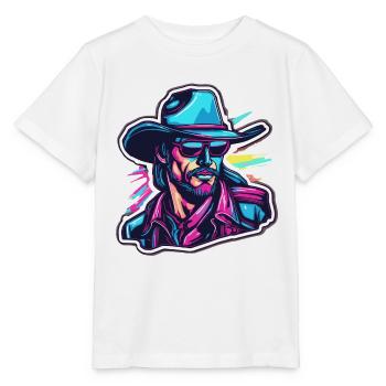 Cowboy / Wild West / Desert / Lasso / Rodeo - Stanley/Stella MINI CREATOR Kids’ T-Shirt - white - Front - Maike (125cm)