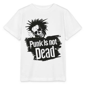 Le punk n’est pas mort Punk Rock Punker Punk Rocker Rock - T-shirt bio MINI CREATOR Stanley/Stella Enfant - blanc - Devant - Maike (125cm)