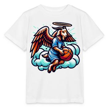 Cool Basketball Goat Team Player - Stanley/Stella MINI CREATOR Kids’ T-Shirt - white - Front - Maike (125cm)