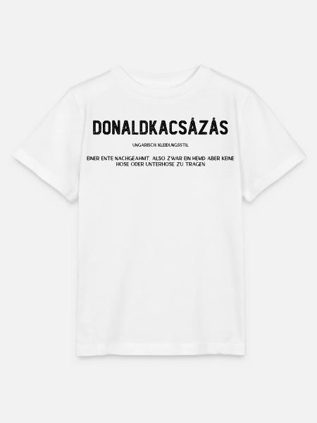 donaldkacsazas - Stanley/Stella Kinder T-Shirt MINI CREATOR - Weiß
