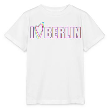 I Love Berlin Statement - Stanley/Stella Kinder T-Shirt MINI CREATOR  - Weiß - Vorne - Maike (125cm)