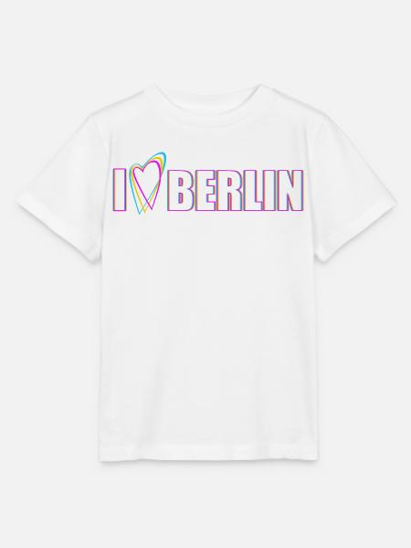 I Love Berlin Statement - Stanley/Stella Kinder T-Shirt MINI CREATOR  - Weiß