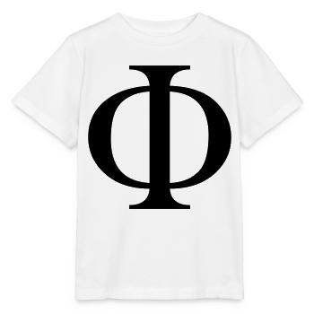 phi greek - Stanley/Stella MINI CREATOR Kids’ T-Shirt - white - Front - Maike (125cm)