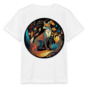 Magie de la nature de Mandala - T-shirt bio MINI CREATOR Stanley/Stella Enfant - blanc - Devant - Maike (125cm)