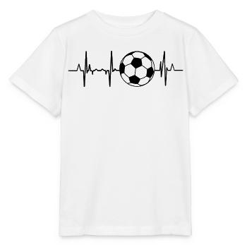 Footballers heart palpitations - Stanley/Stella MINI CREATOR Kids’ T-Shirt - white - Front - Maike (125cm)