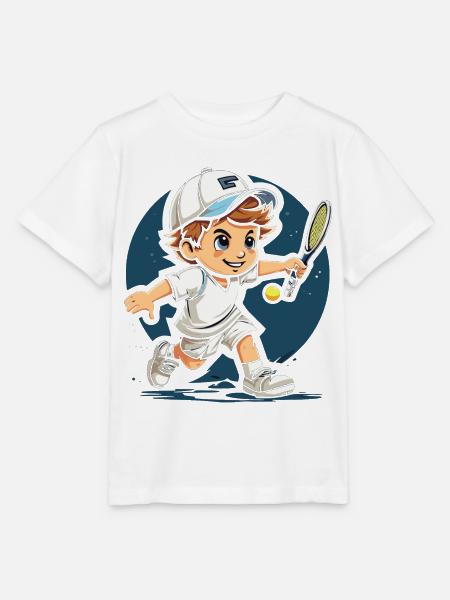 Tennis - Stanley/Stella Kinder T-Shirt MINI CREATOR - Weiß