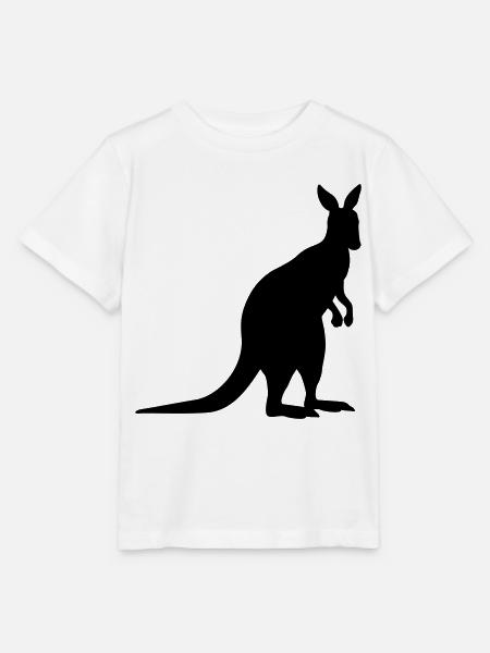 kangaroo animal - Stanley/Stella Kinder T-Shirt MINI CREATOR - Weiß