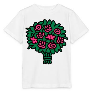 Bouquet 3 - T-shirt bio MINI CREATOR Stanley/Stella Enfant - blanc - Devant - Maike (125cm)