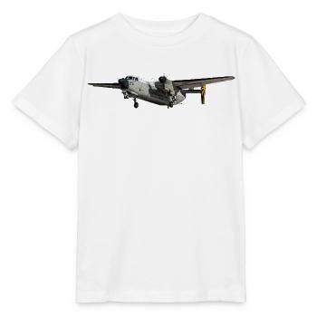 C-2A Greyhound - T-shirt bio MINI CREATOR Stanley/Stella Enfant - blanc - Devant - Maike (125cm)