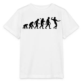 Bodybuilding Evolution Bodybuilder Muskelsport - Stanley/Stella Kinder T-Shirt MINI CREATOR  - Weiß - Vorne - Maike (125cm)