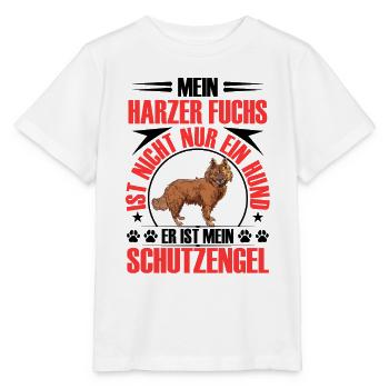 Harz Fox Protects Me Old German Herding Dog - Stanley/Stella MINI CREATOR Kids’ T-Shirt - white - Front - Maike (125cm)