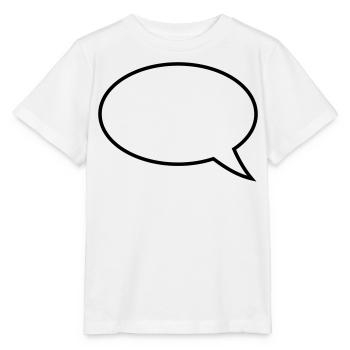 Conception de bulles de dialogue - T-shirt bio MINI CREATOR Stanley/Stella Enfant - blanc - Devant - Maike (125cm)