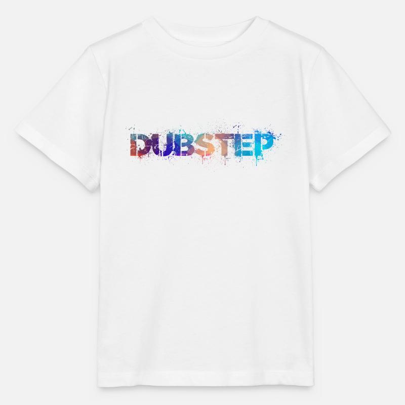 Dubstep Spray Tagg Musikshirt Geschenkidee - Stanley/Stella Kinder T-Shirt MINI CREATOR - Weiß