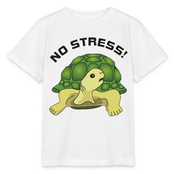 no stress - Stanley/Stella Kinder T-Shirt MINI CREATOR  - Weiß - Vorne - Maike (125cm)