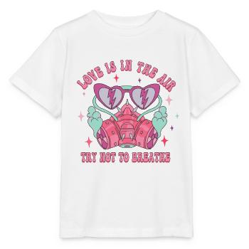 Anti Saint-Valentin Coeur Amour Cadeau Idée Horreur - T-shirt bio MINI CREATOR Stanley/Stella Enfant - blanc - Devant - Maike (125cm)
