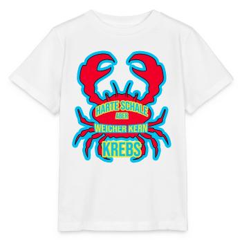 Sternzeichen Krebs - Stanley/Stella Kinder T-Shirt MINI CREATOR  - Weiß - Vorne - Maike (125cm)