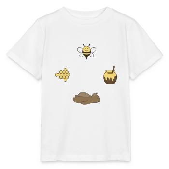 Honeybee - Stanley/Stella MINI CREATOR Kids’ T-Shirt - white - Front - Maike (125cm)