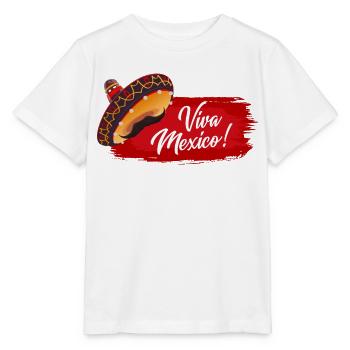 Viva Mexico - Fiesta Party - Stanley/Stella Kinder T-Shirt MINI CREATOR  - Weiß - Vorne - Maike (125cm)