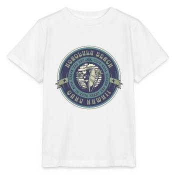 Honolulu Beach Oahu Hawaii Surfing - Stanley/Stella MINI CREATOR Kids’ T-Shirt - white - Front - Maike (125cm)