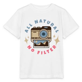 All Natural No Filter Instant Camera - Stanley/Stella MINI CREATOR Kids’ T-Shirt - white - Front - Maike (125cm)
