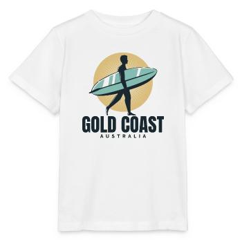 Gold Coast Australia Beach Surfer - Stanley/Stella MINI CREATOR Kids’ T-Shirt - white - Front - Maike (125cm)