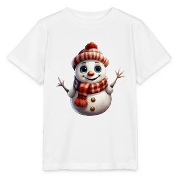 Bonhomme de neige - T-shirt bio MINI CREATOR Stanley/Stella Enfant - blanc - Devant - Maike (125cm)