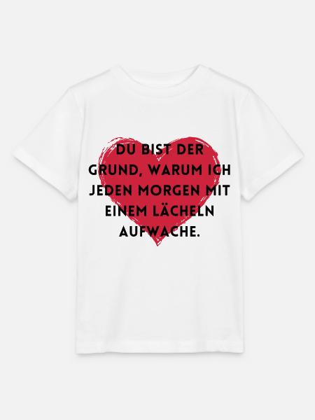 Du bist der Grund. - Stanley/Stella Kinder T-Shirt MINI CREATOR - Weiß